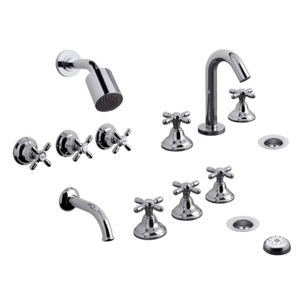 900.03/B2 CR PLUS KIT DE BAÑO COMPLETO NEWPORT FV