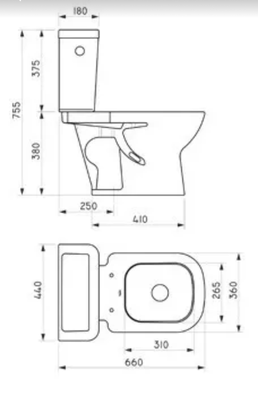 Inodoro largo BARI+ mochila de apoyo dual FERRUM - Imagen 4