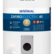 TERMOTANQUE SEÑORIAL 65 LITROS ELECTRICO ZAFIRO